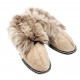 F020 - Papuci casa din blana si piele naturala femei (botosi)